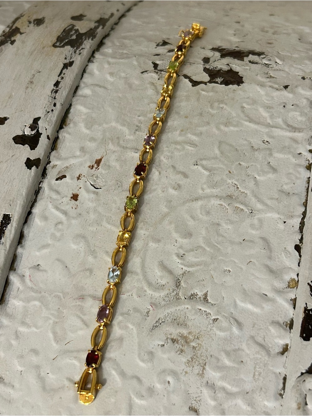 Vintage Sterling 925 Tennis Bracelet